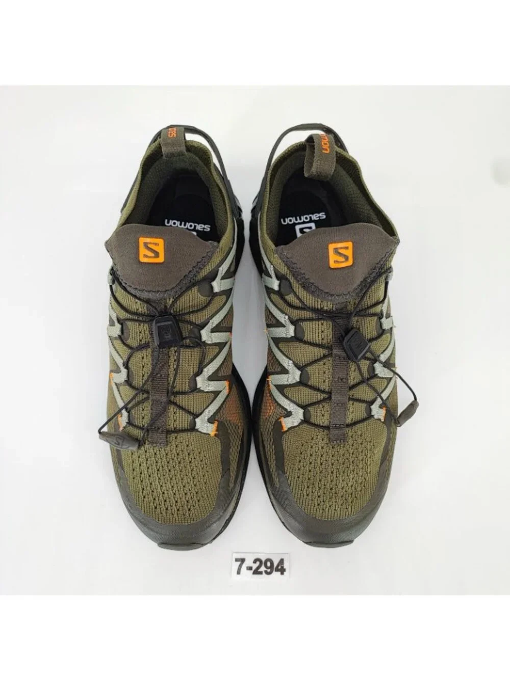 Salomon XT-Rush Women’s Size 8.5 Olive Green Mesh Trail Shoes Sneakers 416594